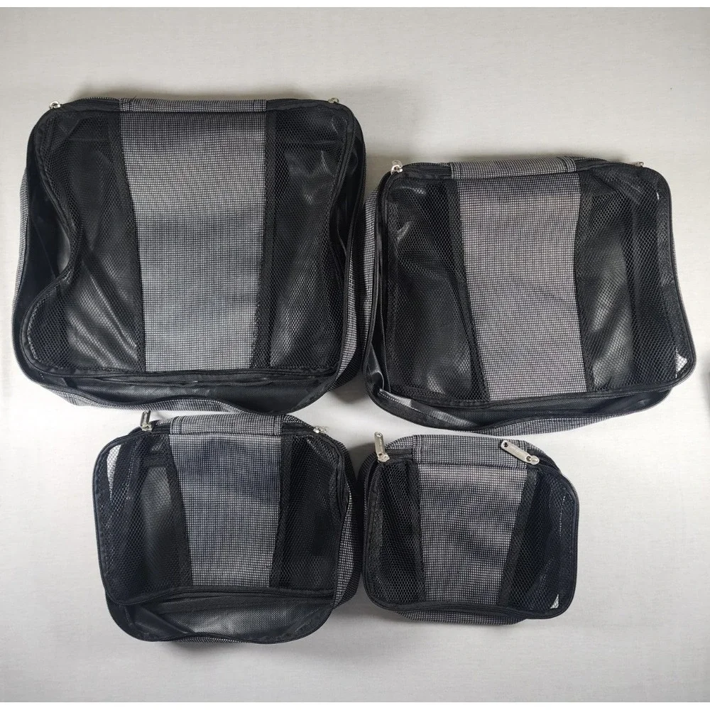 Travel Select Amsterdam Mesh Luggage Packing Organizers‎ Set of 4 Open Box